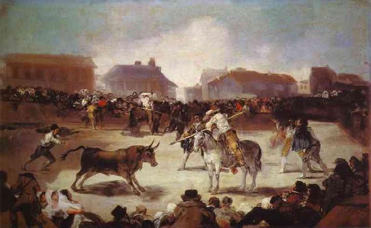 Francisco Jose de Goya A Village Bullfight China oil painting art